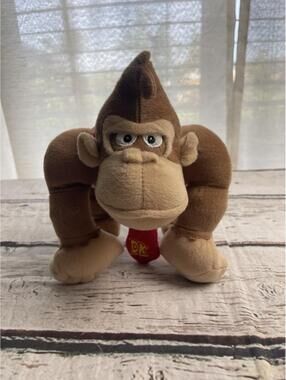 DK Donkey Kong 2016 Plush Doll Stuffed Toy Licensed Nintendo Super Mario